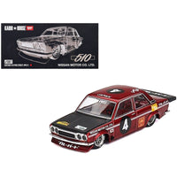 Kaido House MiniGT Model 1:64 Datsun Super JPN 510 Pro Street SK510 Deep Cherry