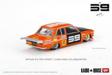 Kaido House x MiniGT Model 1:64 Diecast Datsun 510 Pro Street SK510 (Orange)