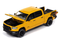 2024 AUTO WORLD 2023 RAM 1500 Rebel Havoc Edition MOC 1/64 (Yellow & Grey) Lot of 2