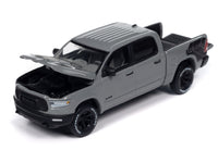 2024 AUTO WORLD 2023 RAM 1500 Rebel Havoc Edition MOC 1/64 (Yellow & Grey) Lot of 2