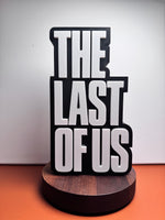 The Last of US LED Lamp Light Box Decor for Gaming Room, Stream Setup 3d Printed